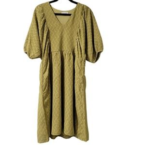 Ophelia Roe Green Dress Size Medium